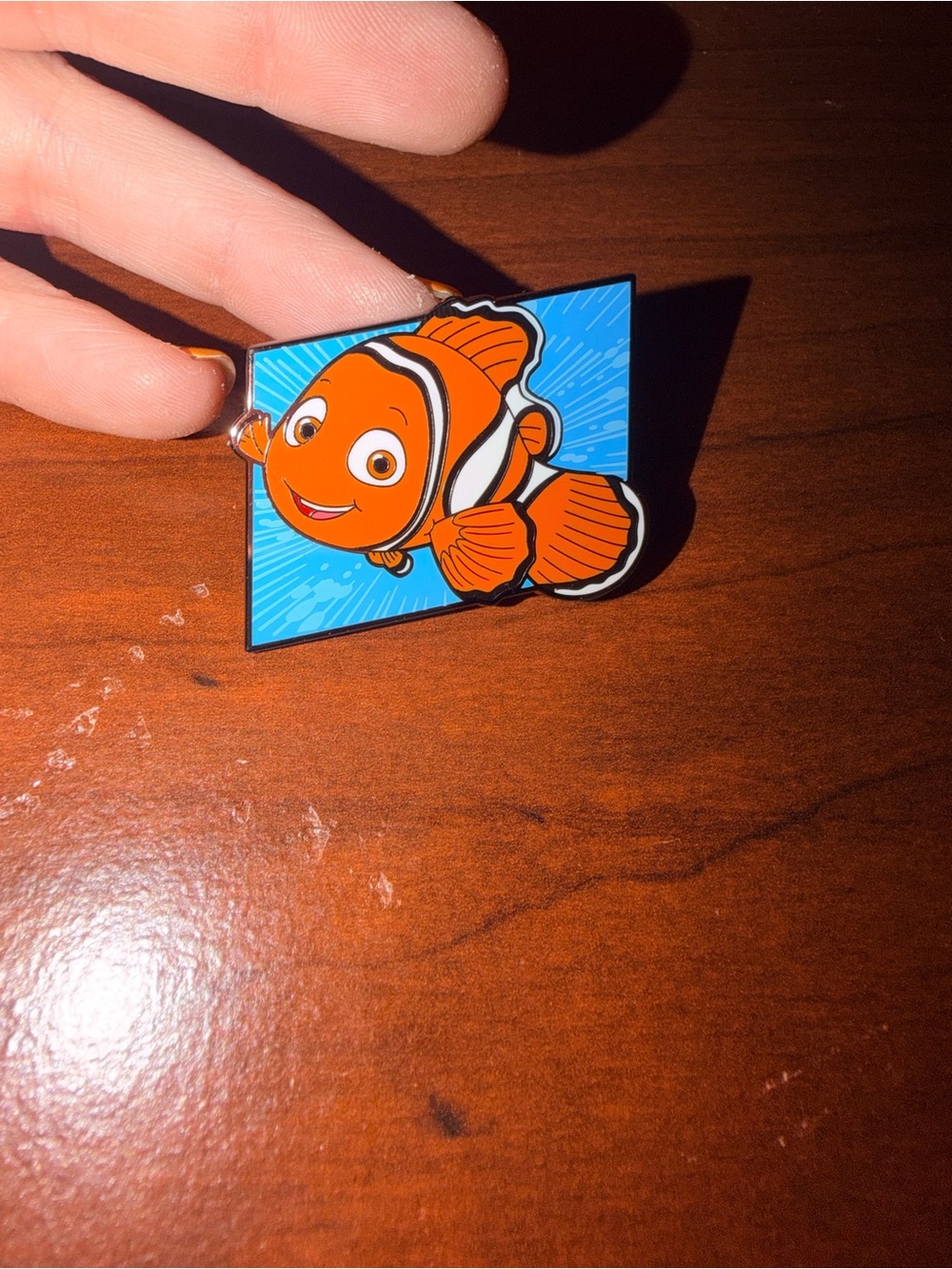 Orange Clownfish Enamel Pin – Pets Fish Accessory